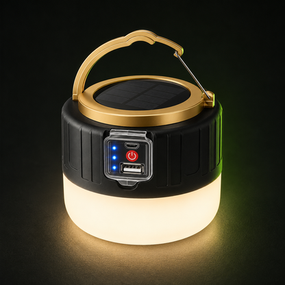 Lampe de bivouac + batterie externe